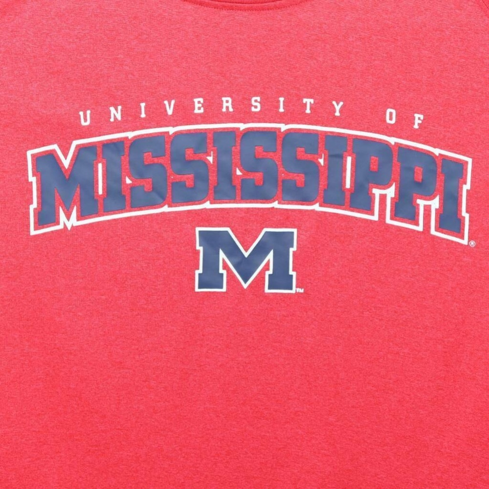 University Of Mississippi Mens Shirt Red Blue Shor - Picture 4 of 8